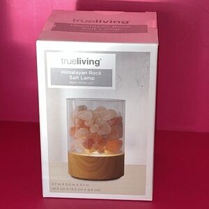 Trueliving Natural Himalayan Rock Salt Lamp Warm Light LED